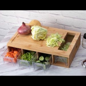 COPY - Bamboo cutting boards with storage